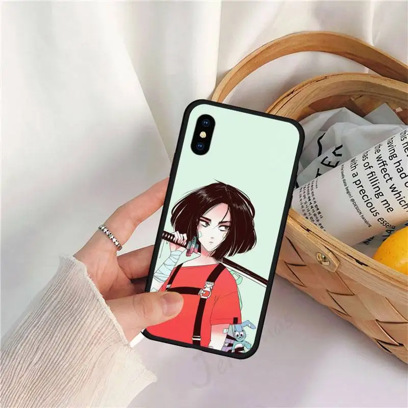 

Girl Vinne Art Phone Case for iPhone 11 12 mini pro XS MAX 8 7 6 6S Plus X 5S SE 2020 XR