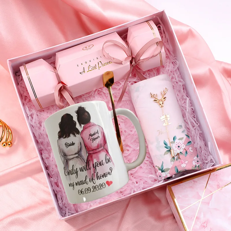 Подарок на день рождения для подружки невесты жениха подруги парня набор