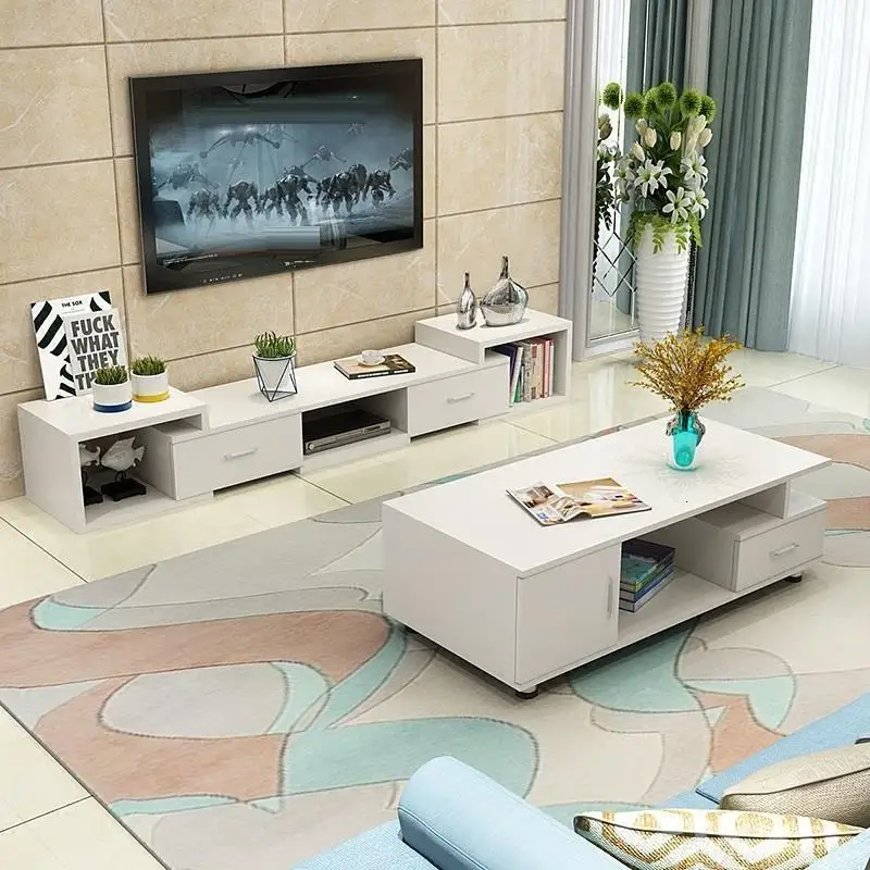 

Modern Led Unit Entertainment Center Meuble Moderne Meja European Wood Monitor Mueble Table Living Room Furniture Tv Stand