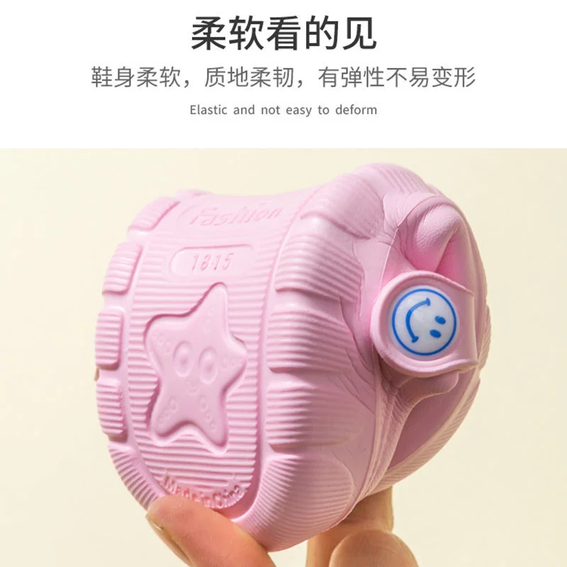 

Family Slipper Boy Flip Flops Thick Soled Floor Summer Footwear Kids shoes Soft Children Flat girls Slippers platforms Home