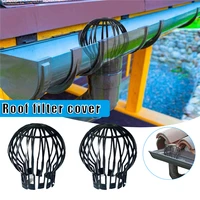 roof drain strainer reusable plastic dome sewer ditch protective cover removable practical drain filter home