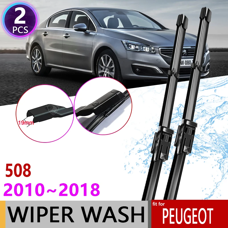 

Car Wiper Blades for Peugeot 508 508sw 508RXH 2010 2011 2012 2013 2014 2015 2016 2017 2018 Windshield Window Wipers Car Stickers