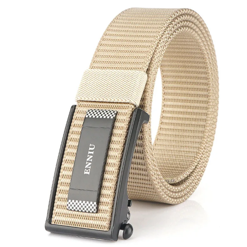 

Men Belts Cinto Masculino Riemen Voor Mannen Ceinture Homme Luxe Marque Nylon Knitted Metal Casual Fashion Trending Products New