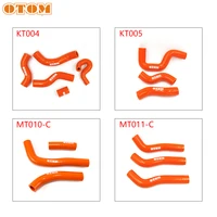 otom motocross orange silicone radiator hose kit car motor bike accessories tubing hose for ktm sxf xcf w xcw exc f 250 450 500