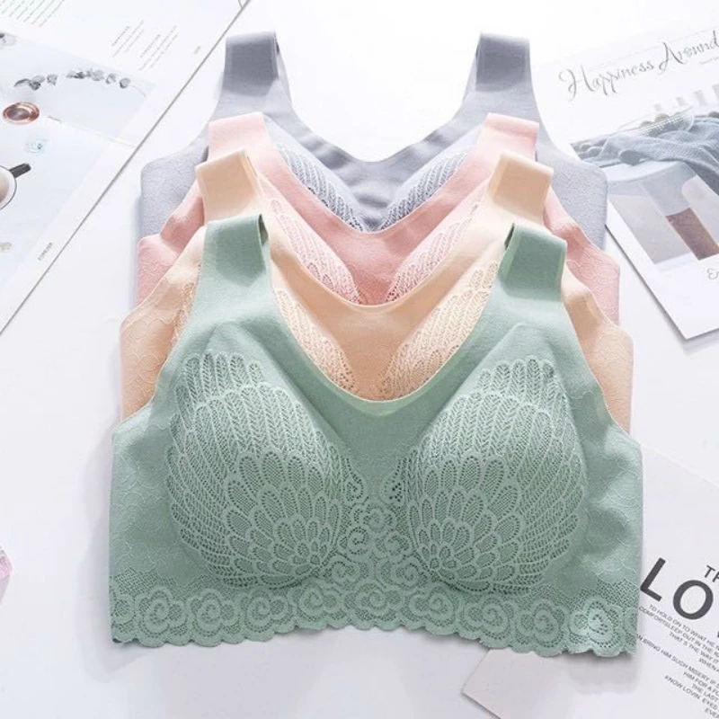 Бесшовное латексное Спортивное нижнее белье из Таиланда женский кружевной