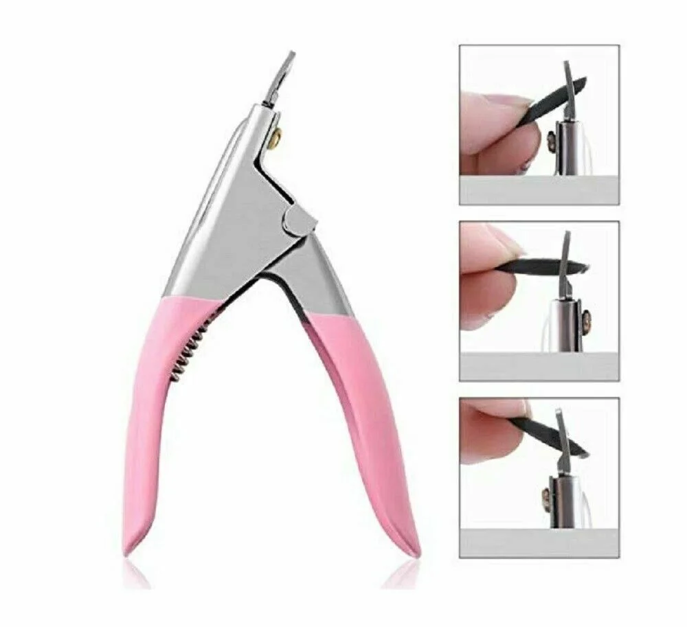 

Fake nail clipper nail pink spring nail clipper nail