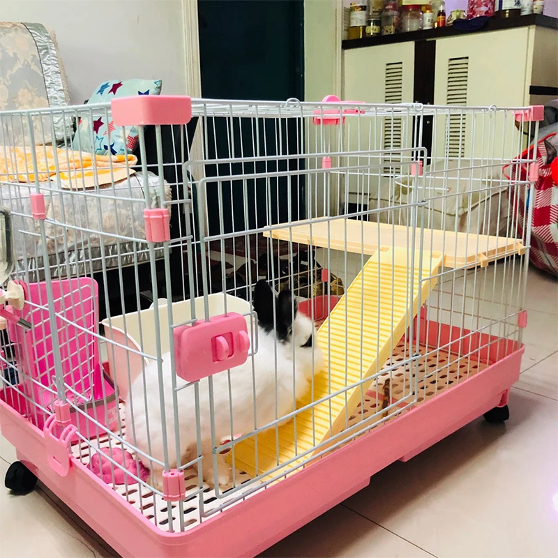 Клетка для кролика бытовая автоматическая Чистка наполнителя гнездо питомца