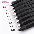 Высокое Качество 007 черный 0,380,50,71,11,51,92,52,9 мм перьевая ручка школьная Студенческая офисная канцелярская чернильная ручка