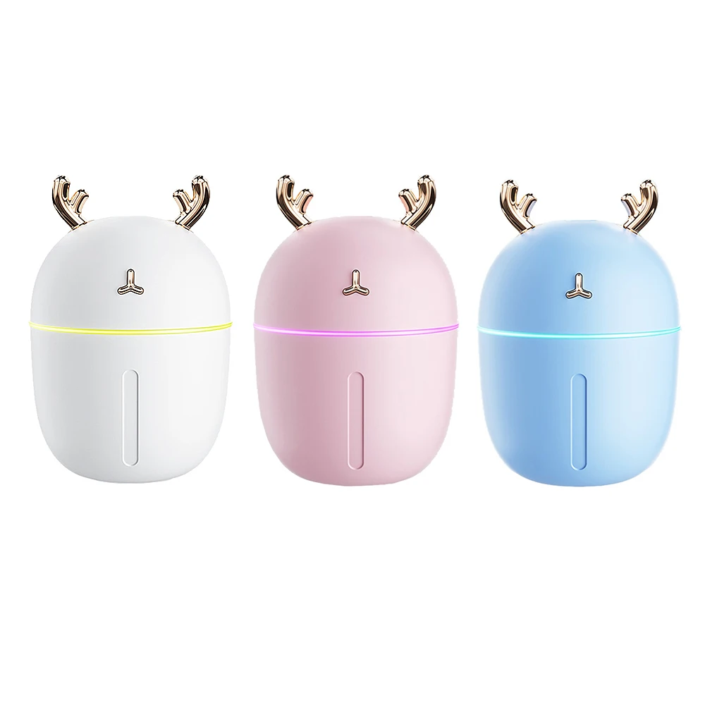 

300ml Air Humidifier Ultrasonic Mini Aromatherapy Diffuser Portable Sprayer USB Essential Oil Atomizer Lamp Gifts For Home Car
