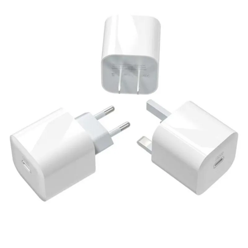 

20pcs/lot PD 20W USB Type C Charger QC 3.0 Usb-C Power Adapter For IPhone 13 12 Samsung S21 USB Type-C Mobile Phone Charger