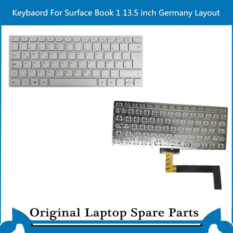 Оригинальная немецкая клавиатура для Surface Book 1 2 1703 1705 1704 версия Azerty 13 5 дюйма