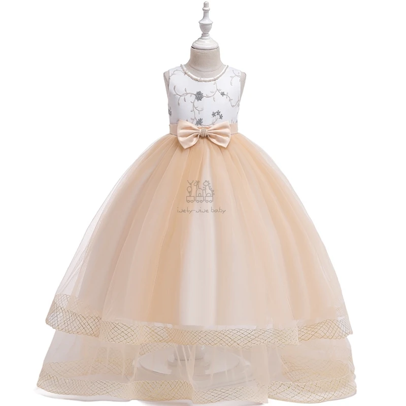 

Платья для девочек; платье принцессы для девочек; детское нарядное элегантное бальное платье с вышивкой; детское платье для девочек; свадеб...