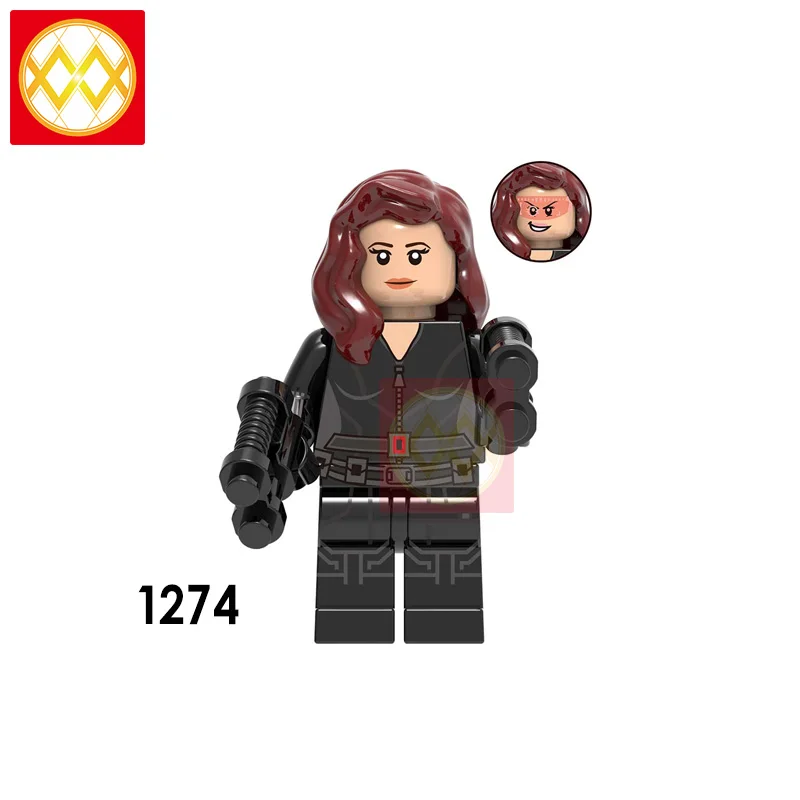WM6068 блоки Железный человек Капитан Америка Черная пантера Shuri Hawkeye Картер Говард гамора строительные блоки Подарочные игрушки для детей - Цвет: Шоколад