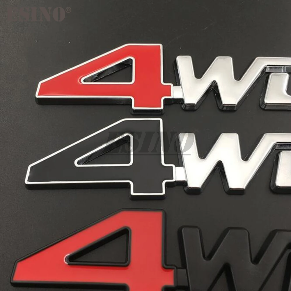 Автомобильный Стайлинг 3D 4WD 4-х колесный привод для внедорожника 4x4 багажник из