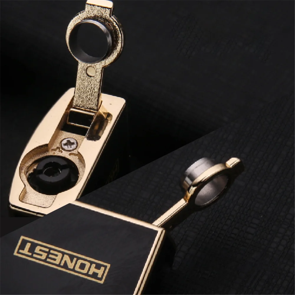 Специальная металлическая зажигалка для сигар модная двойной прямой ряд