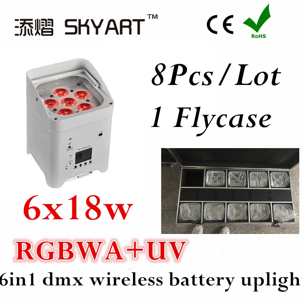 Aluminum Freedom Par Smart Dj для свадьбы беспроводной светодиодный фонарик с питанием от