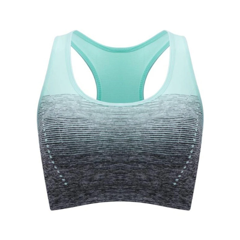 

Women Ladies Yoga Sports Running Bra Crop Top Vest Stretch Bras Shaper Padded Fitness Yoga Sports Bra Stretch Workout Crop