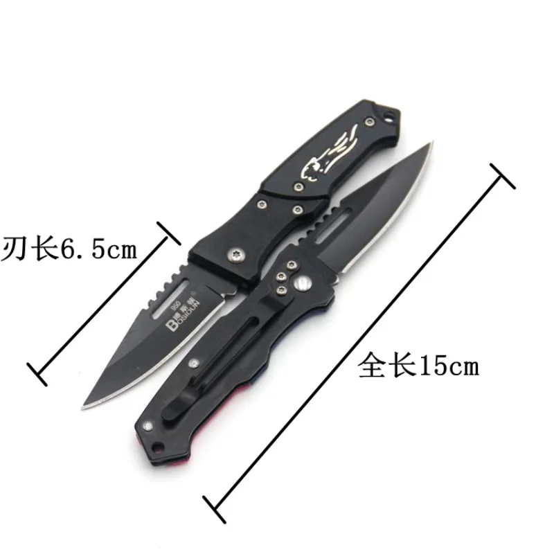 

950 Black Hot Style Outdoor Pocket Knife Multi-function Knife Mini Saber Folding Knife Survival Knife Survival Tool Tactical Kni