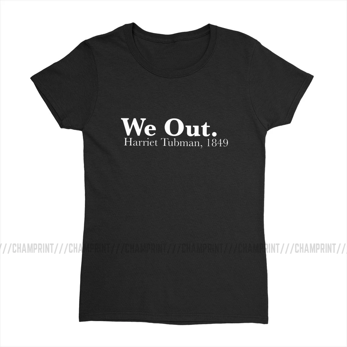 Женская футболка с надписью We Out Harriet Tubman 1849 черная рисунком Lives Matter футболки Harajuku