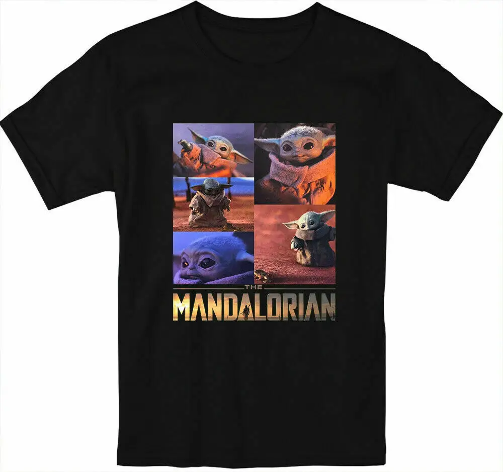 Детская футболка с изображением мандалориана Йоды | Мужская одежда