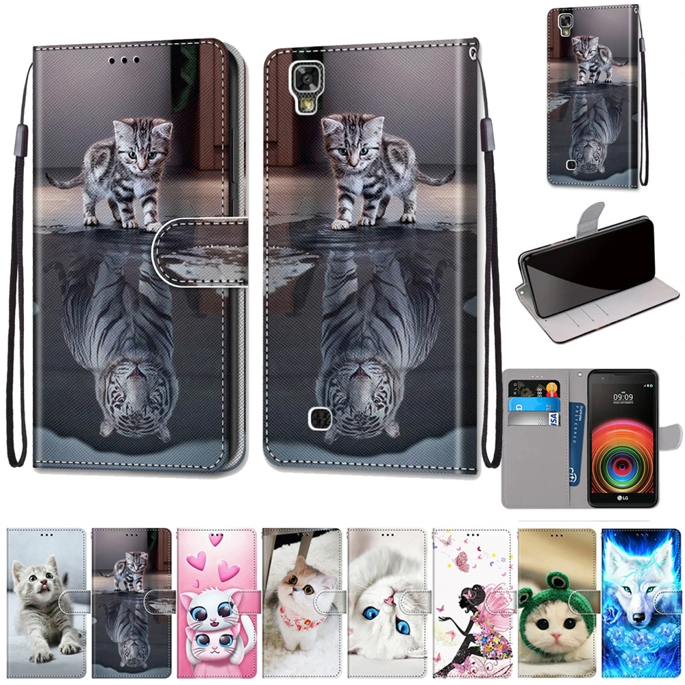 Кожаный чехол с откидной крышкой для Funda LG Q6 Q60 K50 Stylo 4 5 X Power V40 V50 Роскошный кошелек