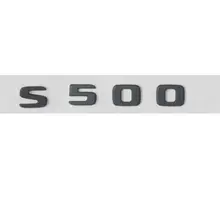 Черный багажник буквы номер S 500 эмблемы значки для Mercedes S500 17-19
