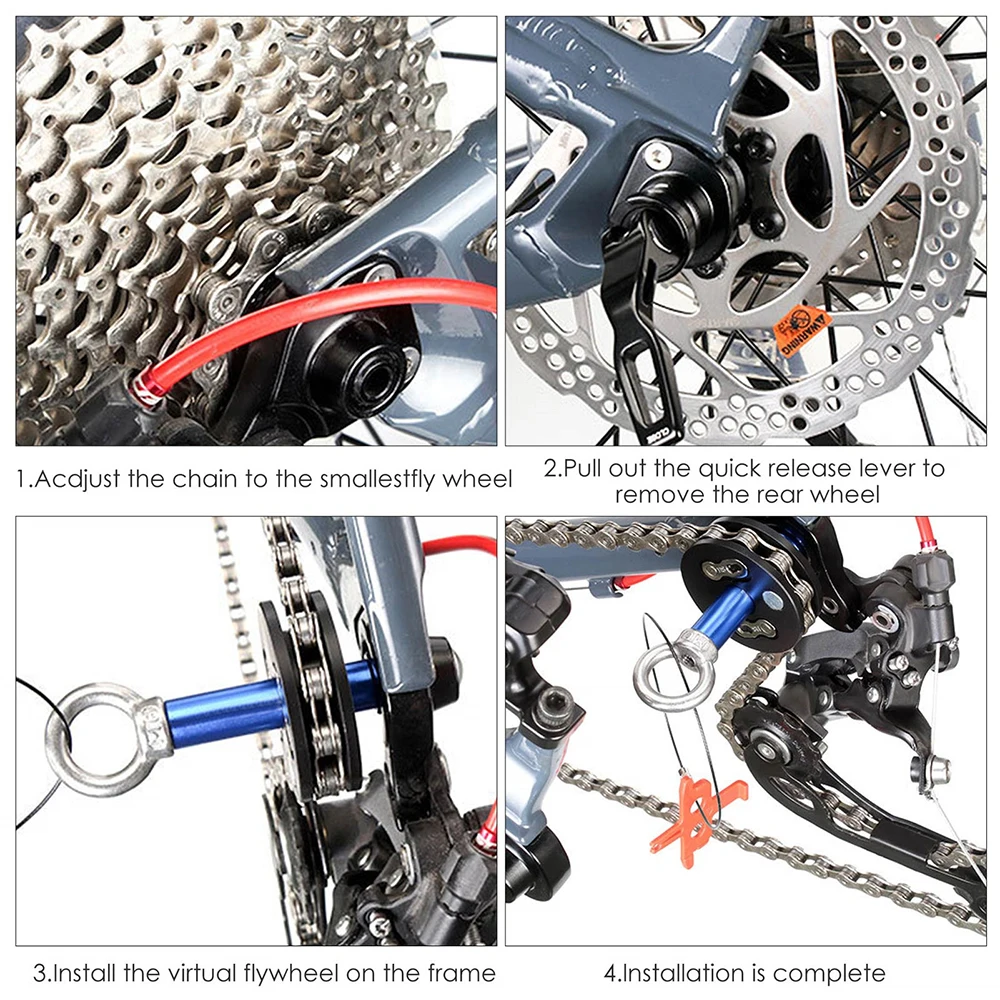 

Mountain Cycling Bike Road Fiets Chain Keeper Houder Roller Voor Bicycle Chain Cleaner Spanner Bike Accessoires