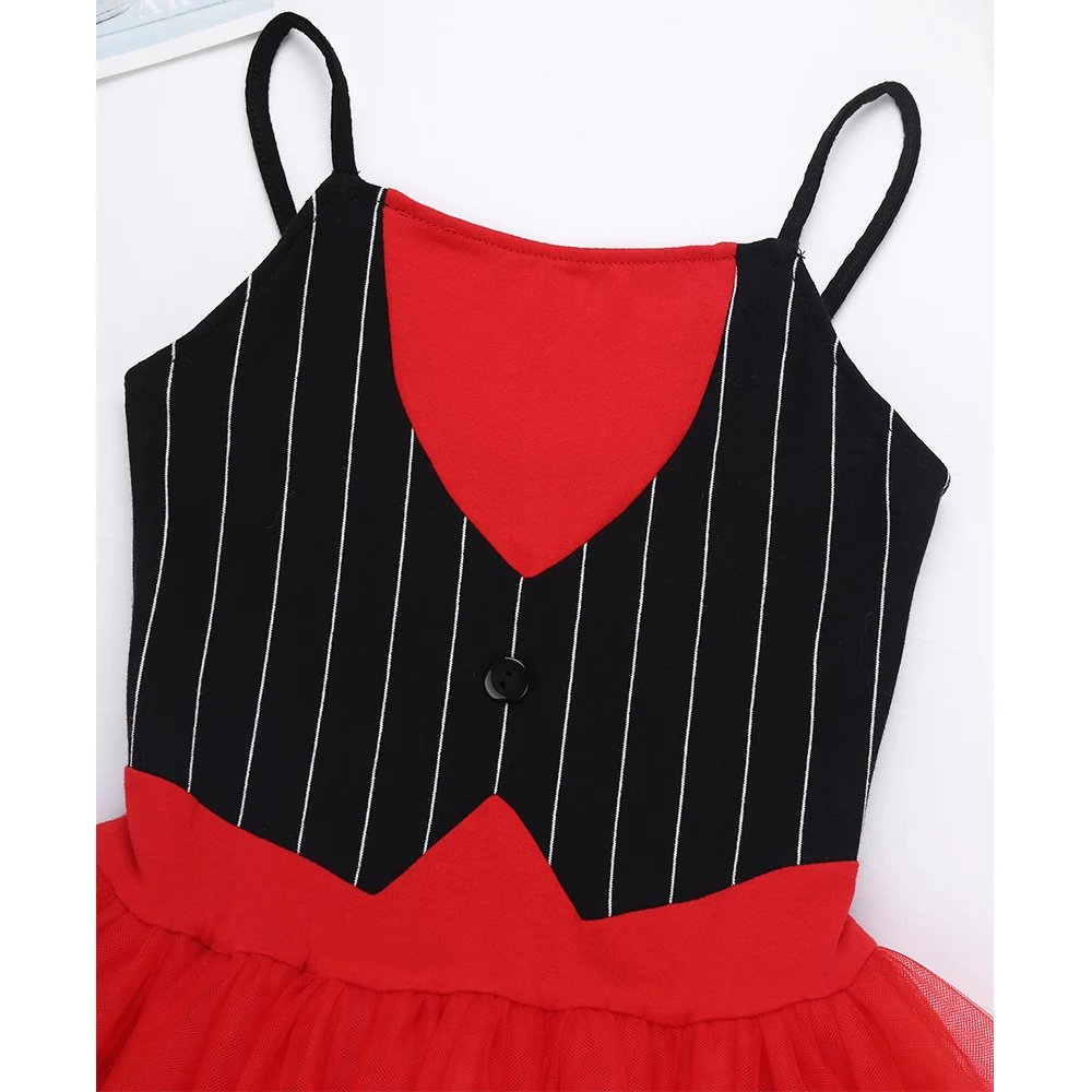 Балетное платье пачка для девочек костюм рождественских танцев полосатый лиф