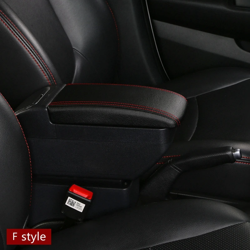 Двухслойный большой контейнер для хранения центральной консоли Skoda Fabia/fabia 2 2008 2014