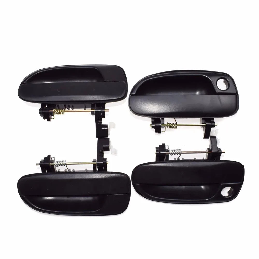 ISANCE 4 шт. черная ручка для наружной двери FL FR RL RR 82650 25000 82660 Hyundai Accent 2000 2001 2002 2003 2004 2005