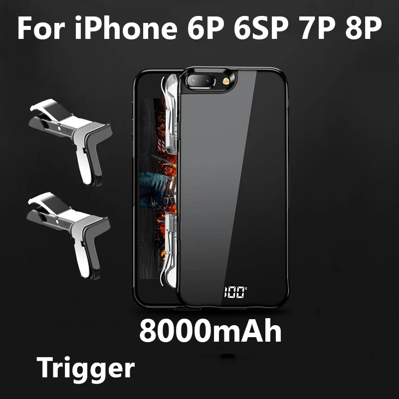 With Packing box Аккумулятор чехол для iphone 6s 6 7 8 Plus 5000/6000/8000mah зарядное устройство чехол для iphone XS Max XR зарядное устройство чехол - Цвет: With Packing box