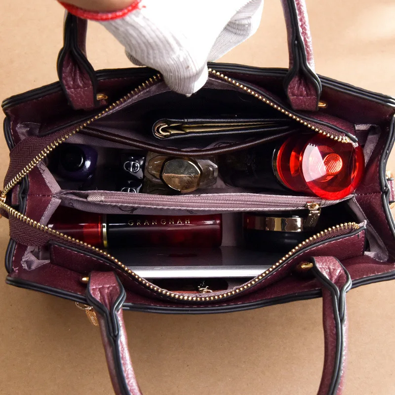 

Vintage Fashion Crocodile Genuine Leather Luxury Ladies Handbags Women Bags Designer Woman Shoulder Bag Female Bolsas Feminina