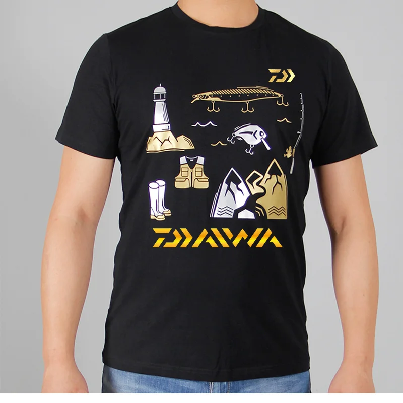 

2021 DAIWA Fishing Clothing Men Ultrathin Sunscreen Short Sleeve Anti-uv Breathable Coat Summer Fishing Shirt Size XS-5XL Jacket