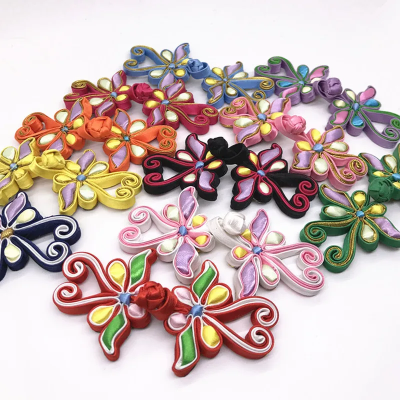 1 пара плетеные пуговицы в виде ласточкиного хвоста|Пуговицы| |