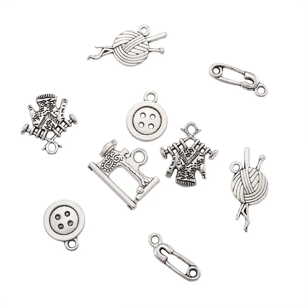 1 комплект швейной тематики в тибетском Стиле Подвески из цинкового сплава