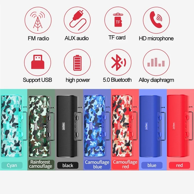 Bluetooth Колонка ZEALOT S40 портативная беспроводная с поддержкой Bluetooth|Портативные