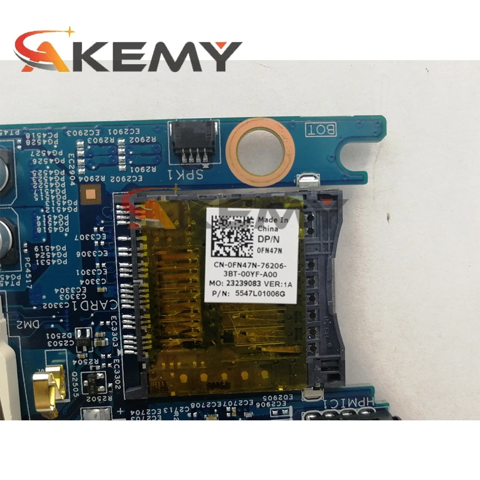 Оригинальная материнская плата для ноутбука DELL Inspiron 7537 I7-4500U SR16Z DOH50 12311-2 ПРБ: KJ7NX |