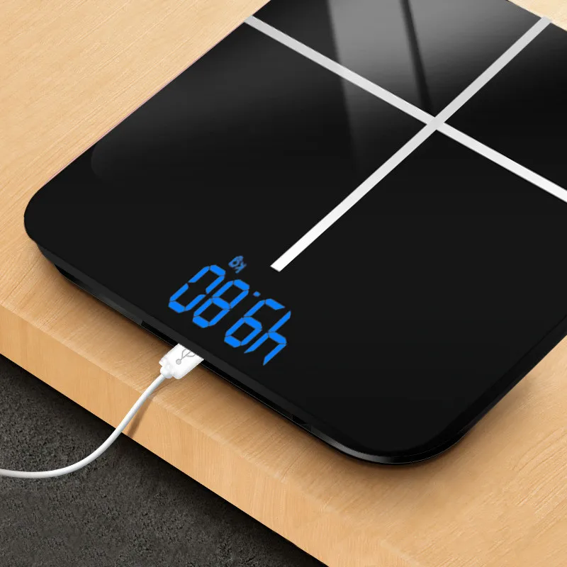 

NEW!! Bathroom Body Fat BMI Scale Digital Human Weight Scales LCD Display Body Floor Scales Electronic Smart Weighing Scales
