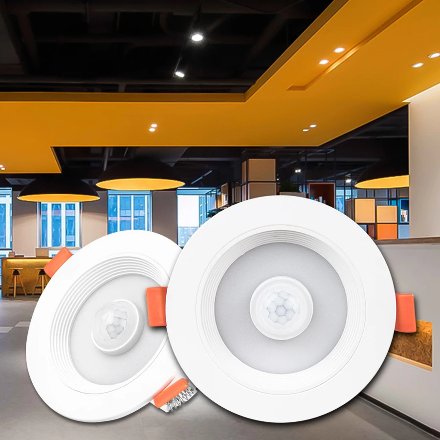 

5W/10W/15W/20W LED Ceiling Lamp Downlights For Bathroom Stairs Balcony 85-265V With Intelligent Infrared Sensor Lighting