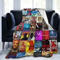 shakespeare plays collage ultra soft micro fleece throw blanket lightweight quilt for sofa bedroom office travel 80x6034