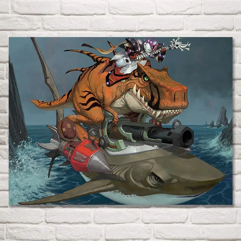 Foocome World of WoW Illidan Arthas Stormrage постеры для игр и печать украшение дома шелковые