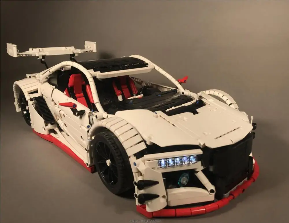 Новые высокотехнологичные Супер спортивный мобильных машин MOC-10858 Acura NSX GT3 каркас