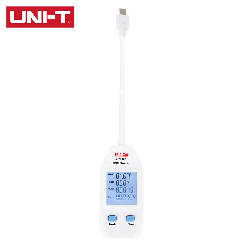 

USB-тестер UNI-T UT658A/C/DUAL/LOAD, цифровой вольтметр, амперметр напряжения, тока, амперметр, измеритель емкости, доктор для мобильного телефона