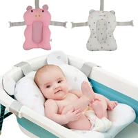 infant baby bath pad newborn shower portable air cushion bed babies non slip bathtub mat safety security bath seat dropshipping