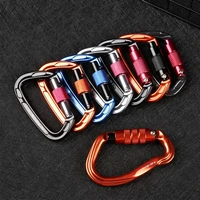 ascend d shape climbing key hooks mountaineering protective equipment security master lock professional carabiner