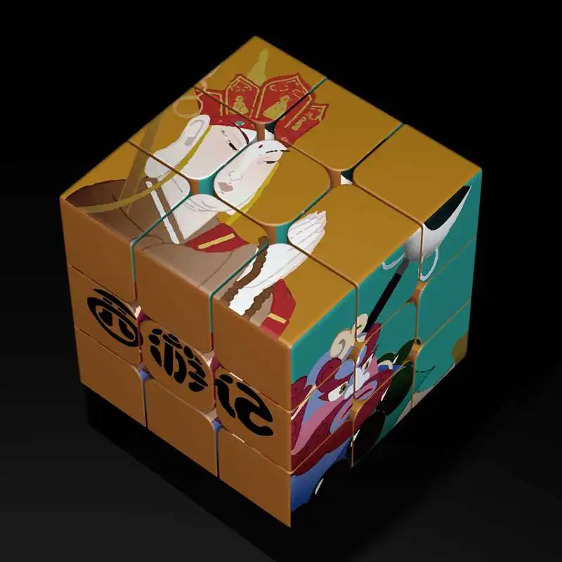 Изготовленный На Заказ куб 3x3x3 УФ печать Китай четыре великие классические