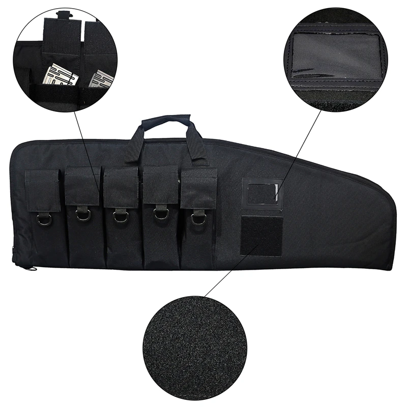 

LQARMY Tactical Gun Bag Military Air Rifle Case Rifle Shoulder Strap Backpack Airsoft Shooting cases for Hunting Bag 160CM