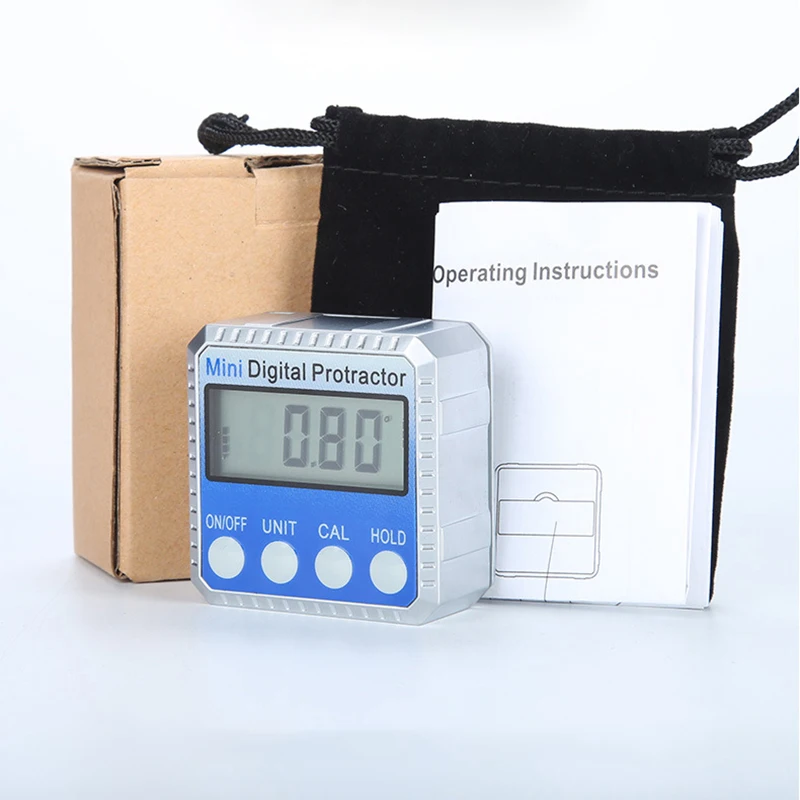 360 градусов Мини Цифровой Инклинометр уровень электронный транспортир Угол