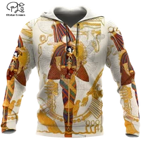 plstar cosmos newfashion god horus egyptian pharaoh anubis ancient egypt tattoo 3dprint menwomen harajuku jacket zip hoodies m1