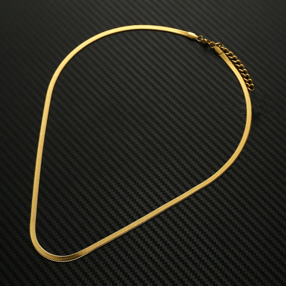 Минималистичный ошейник-чокер из нержавеющей стали в стиле ретро ювелирные